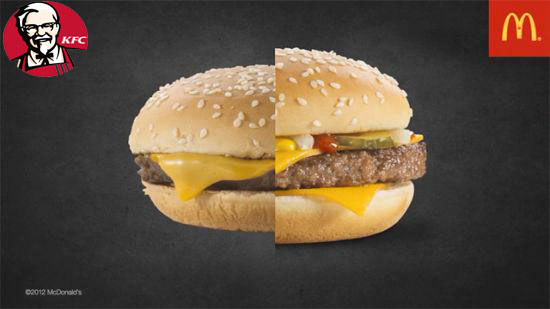 关于麦当劳的对比广告调查a1