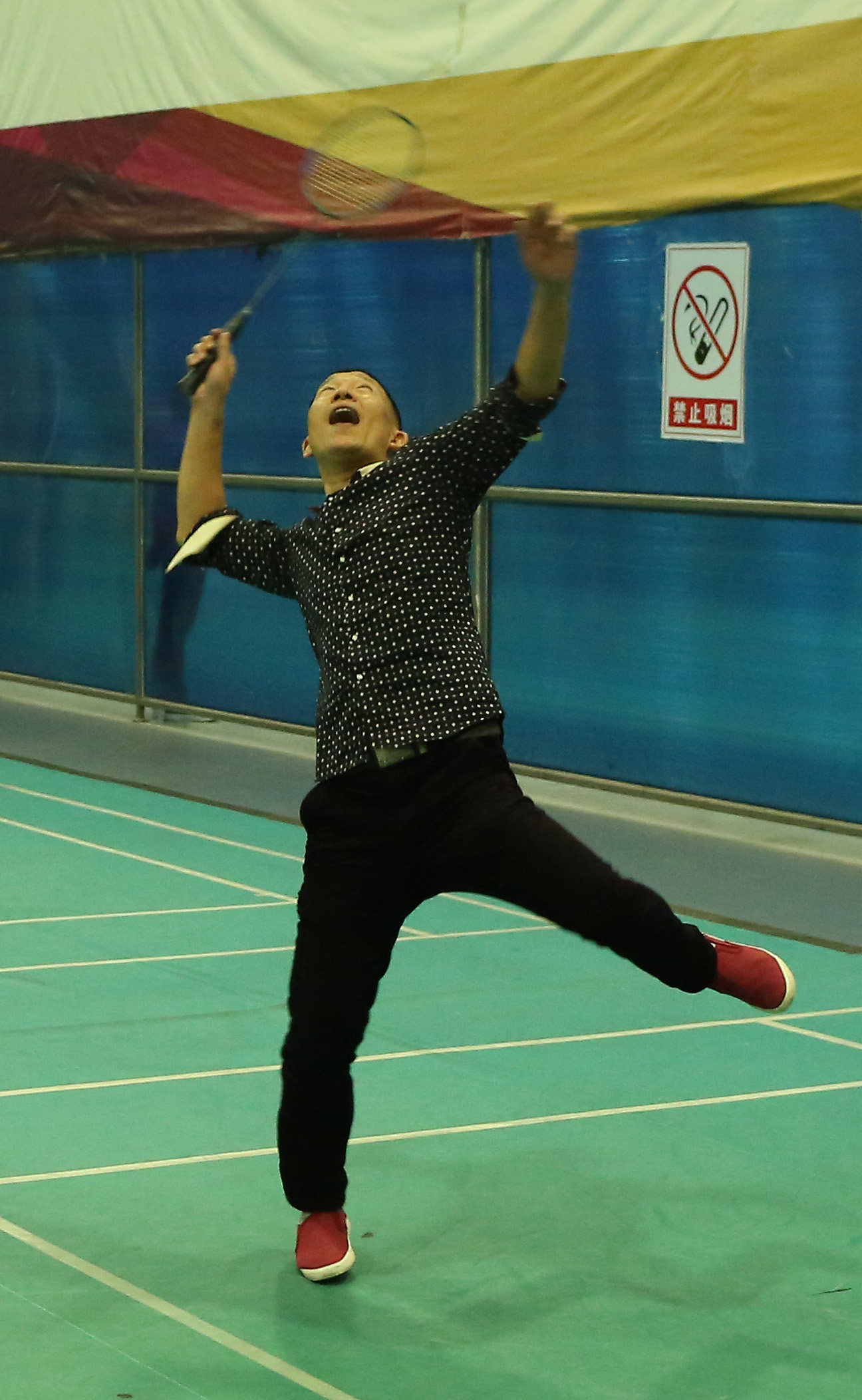 最炫凹造型奖羽毛球