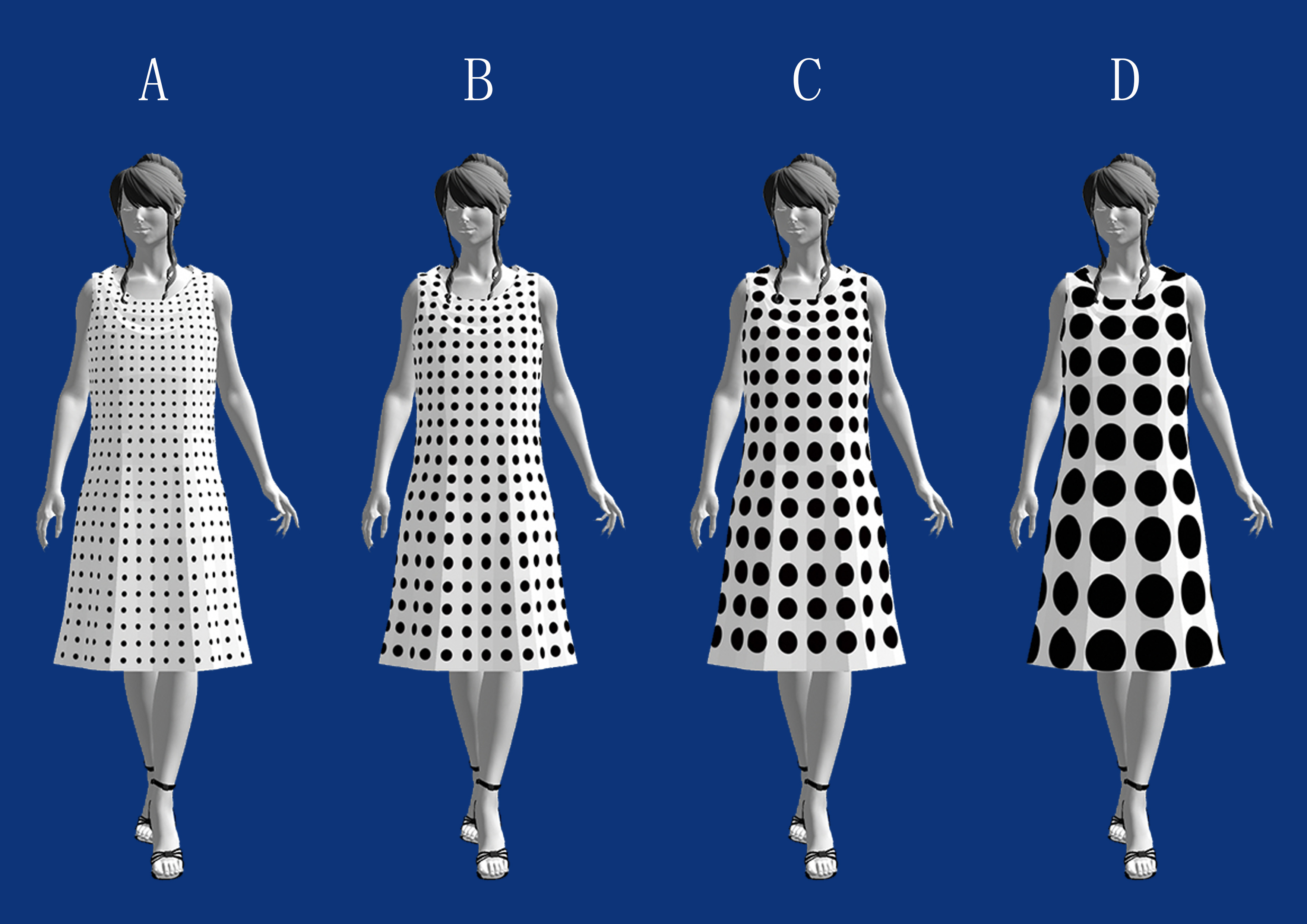 波點大小疏密程度對服裝視錯覺效果的影響研究調查問卷